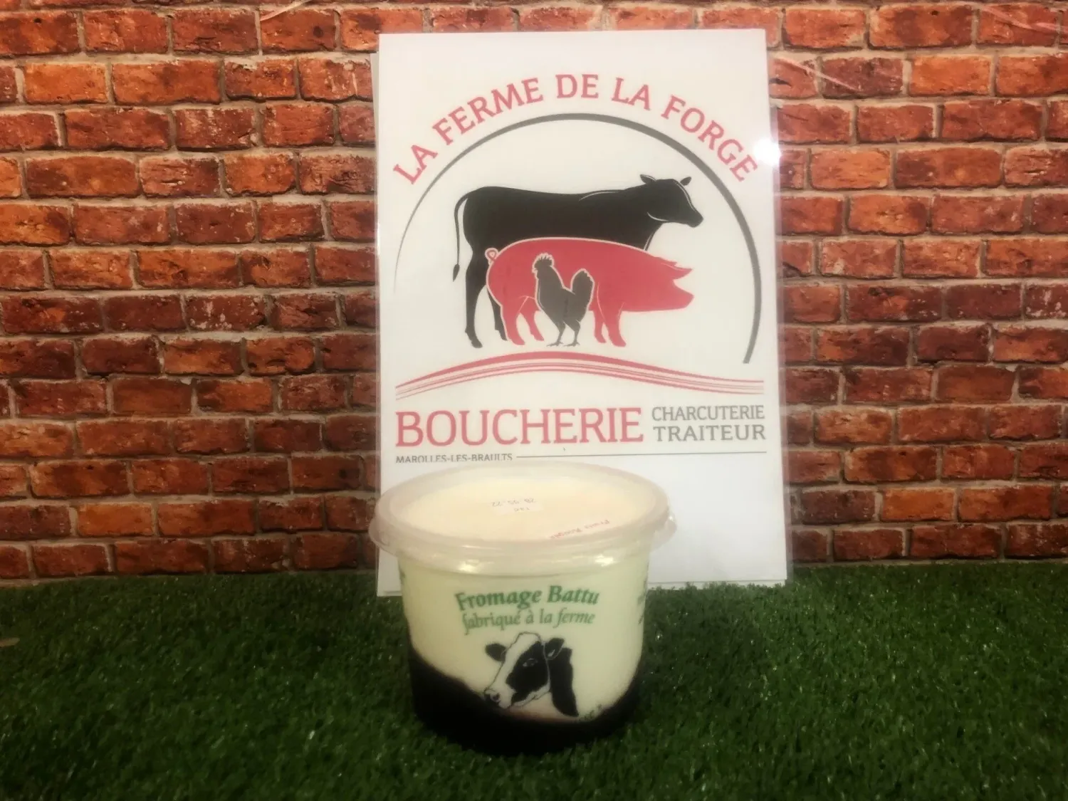 produit frais souligne sous ballon