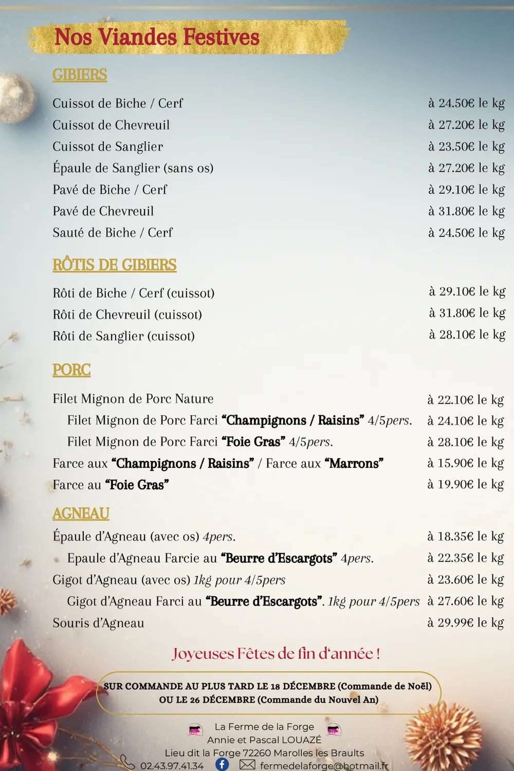 traiteur d entreprise st cosme en vairais