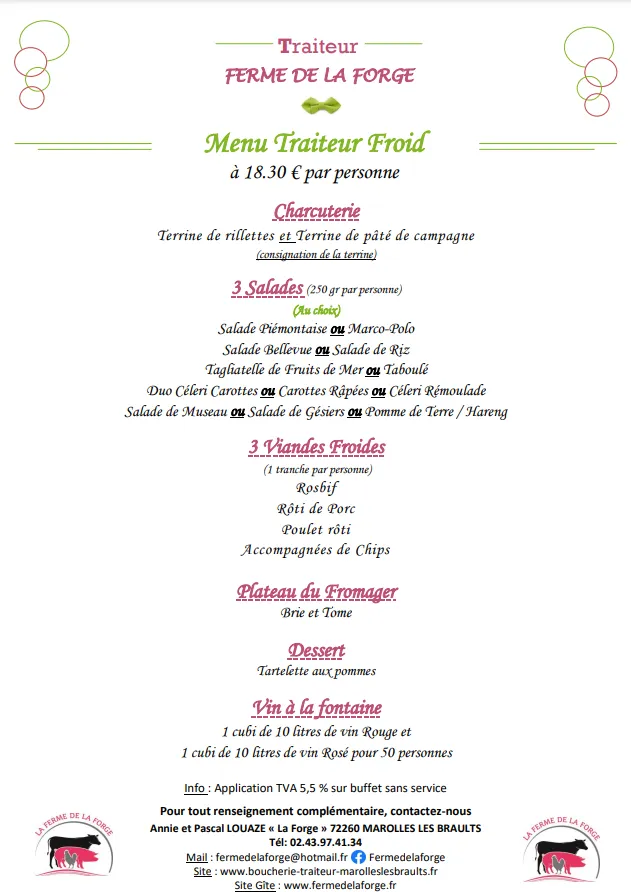 traiteur mariage le mans