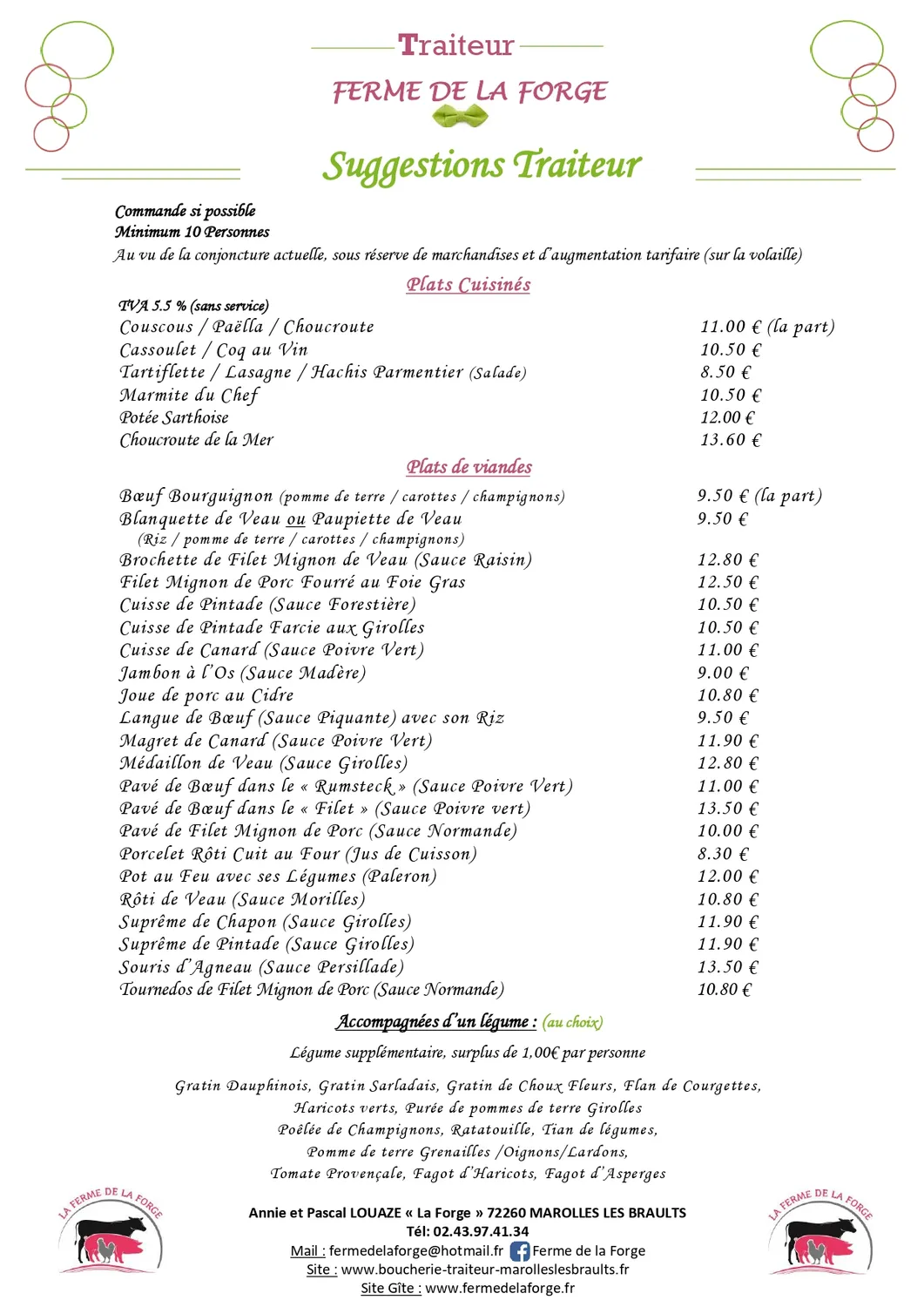 vente a la ferme mamers